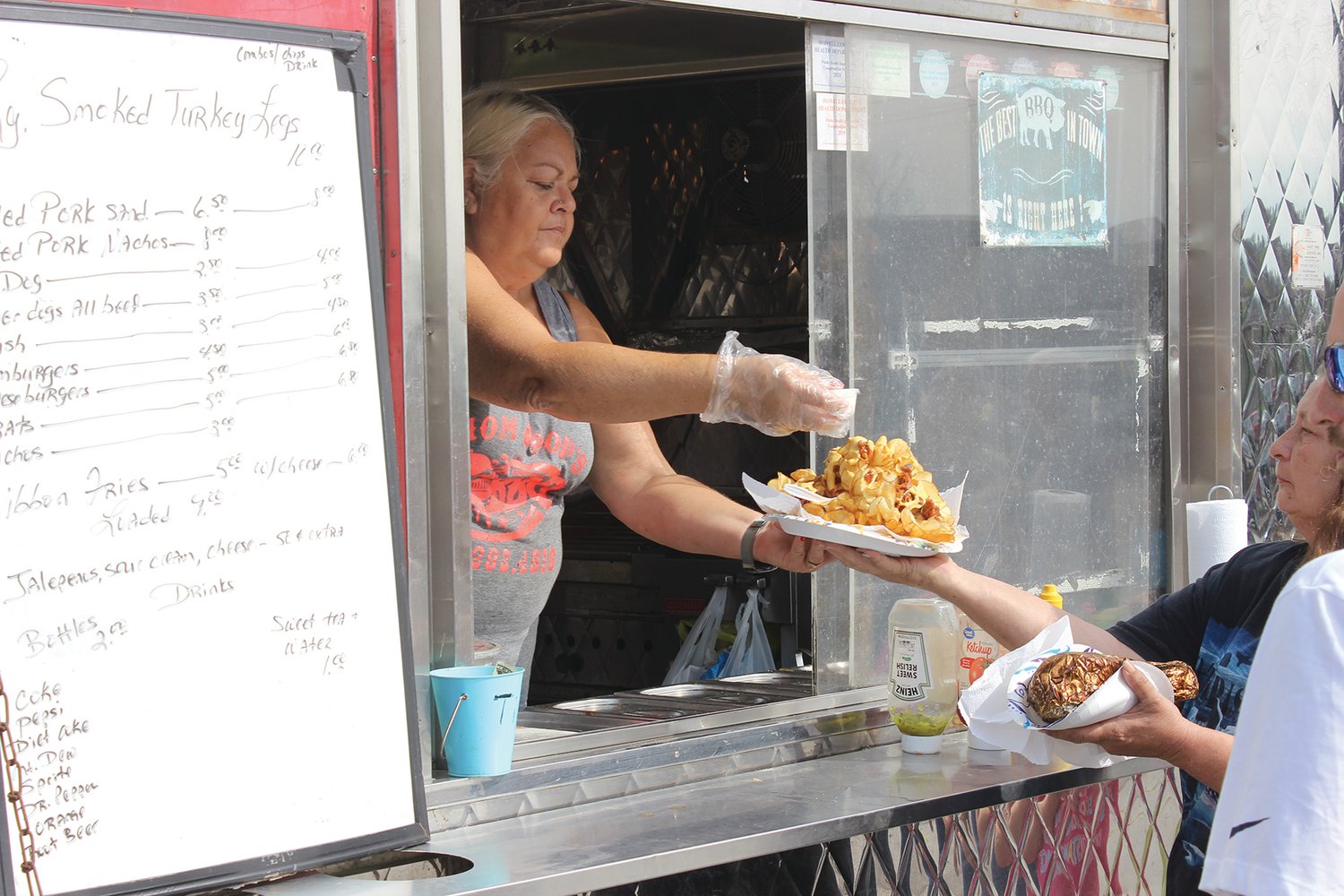 Ribbon fries were one of the popular food vendor items sold at the festival.